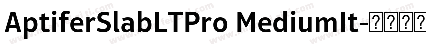 AptiferSlabLTPro MediumIt字体转换